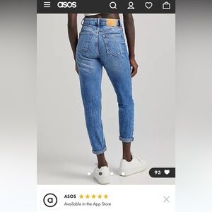 ASOS Bershka Mom Jean​​​​​​​